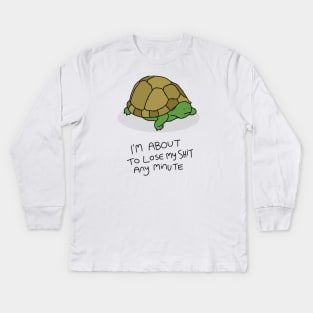 Grumpy Turtle Kids Long Sleeve T-Shirt